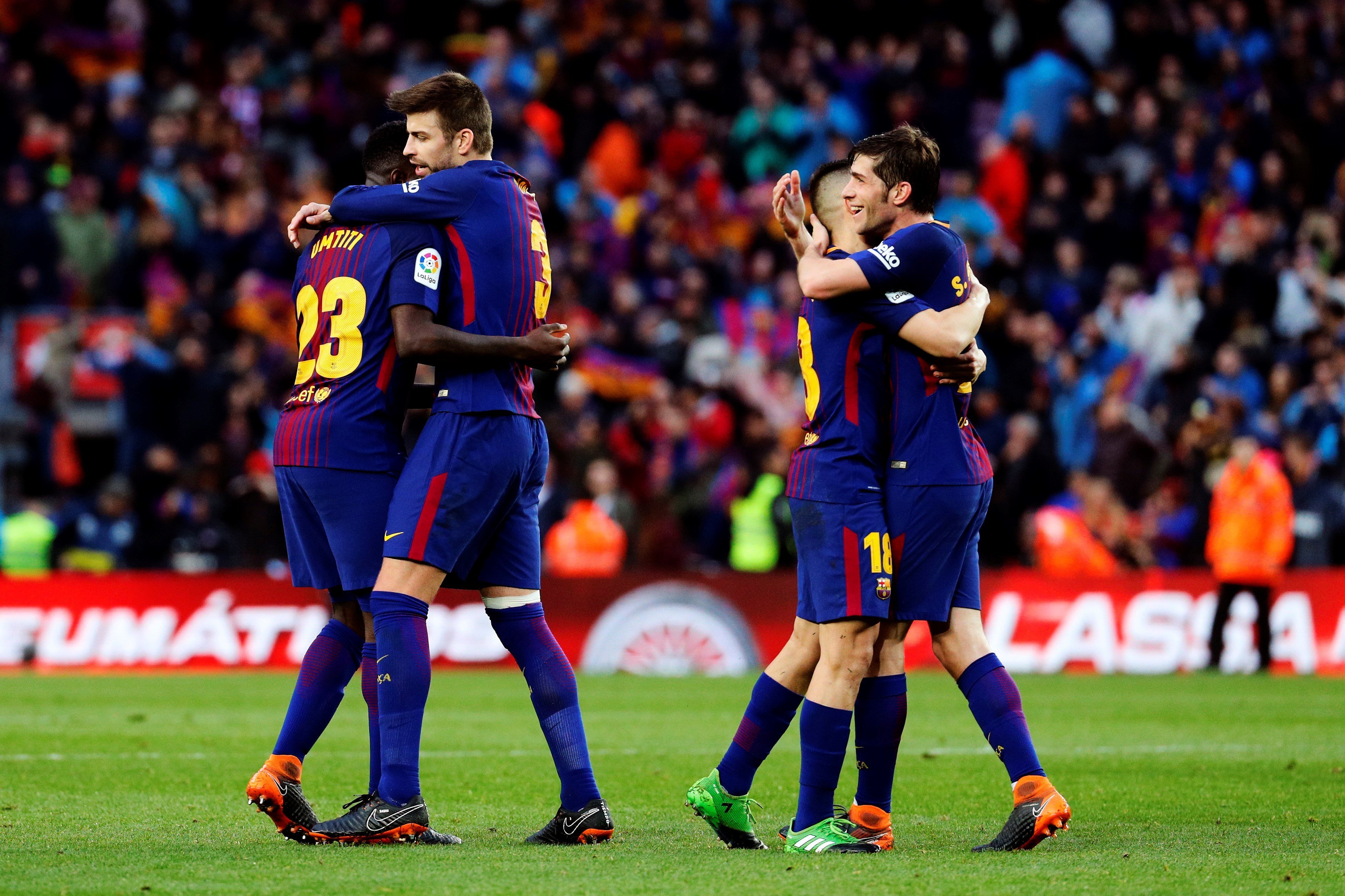El Barça abraça la Lliga