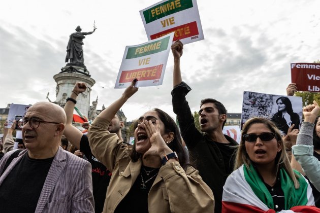 Protestes paris repressio iran EUROPA PRESS