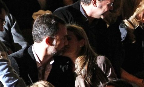 beso leticia felip beso leticia felip