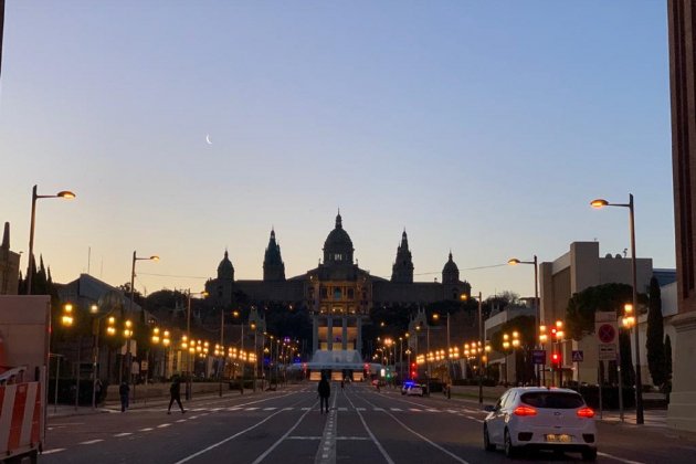 Montjuïc cumbre Sánchez Macron Barcelona Marta Lasalas Montjuïc cumbre Sánchez Macron Barcelona Marta Lasalas