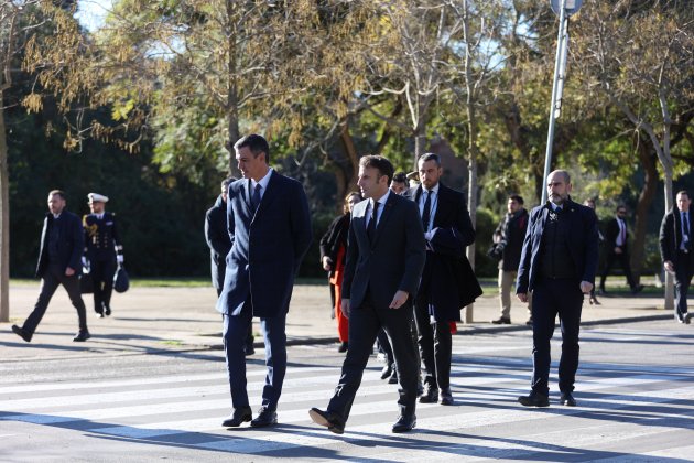 Arribada Macron cumbre Hispanofrancesa (2), foto: Montse Giralt Arribada Macron cumbre Hispanofrancesa (2), foto: Montse Giralt
