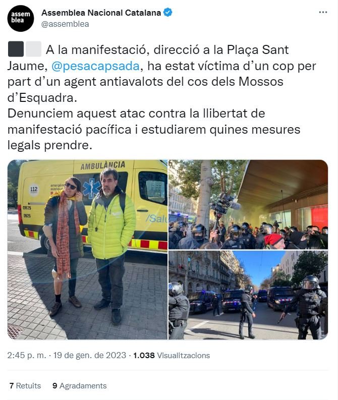 TUIT asamblea nacional catalana porrazo jordi pesarrodona TUIT asamblea nacional catalana porrazo jordi pesarrodona