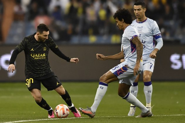 Messi y Cristiano Ronaldo en acción / Foto: EFE