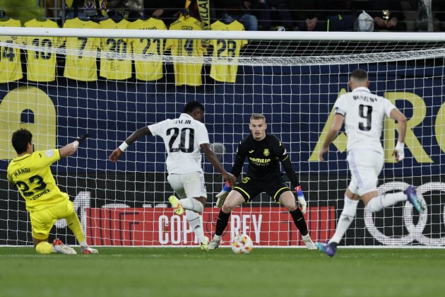 Vinicius gol Villarreal Real Madrid Copa / Foto: EFE