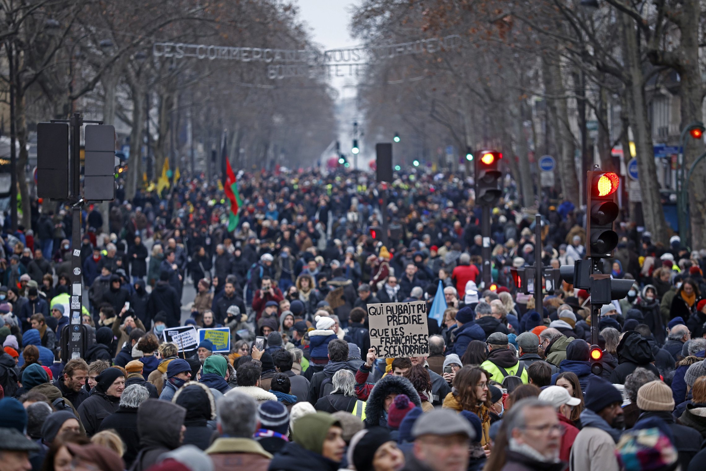 Éxito de la huelga general en Francia: más de un millón de ciudadanos salen a la calle