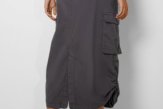 Falda midi cargo parachute Falda midi cargo parachute