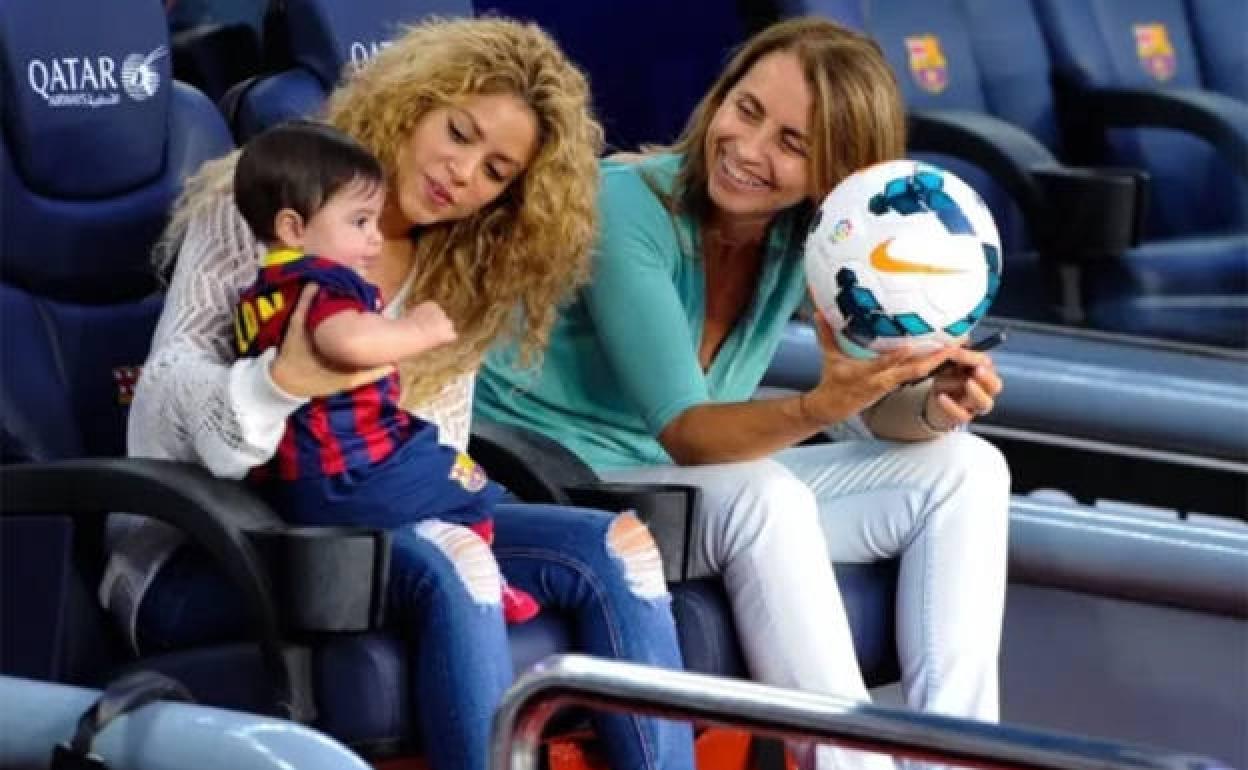 Shakira i Montserrat EFE