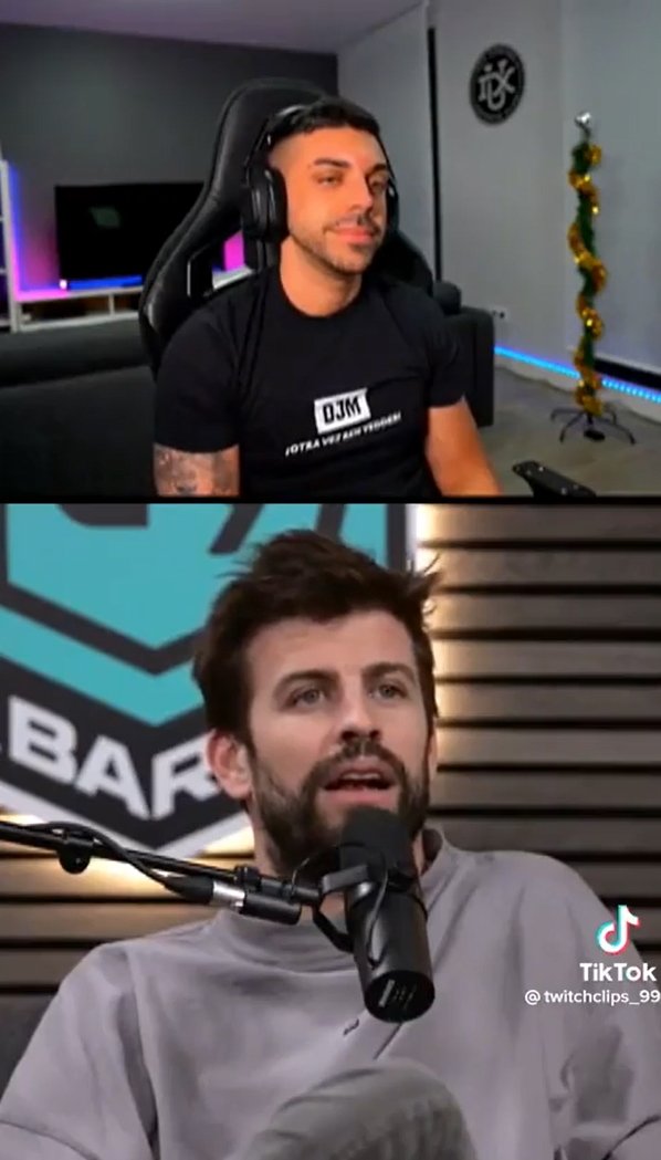 Gerard Piqué con Dj Mariio Tik Tok