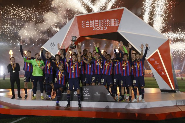 Supercopa de Espanya Barça campió Reial Madrid / Foto: Juan Carlos Cárdenas / Efe