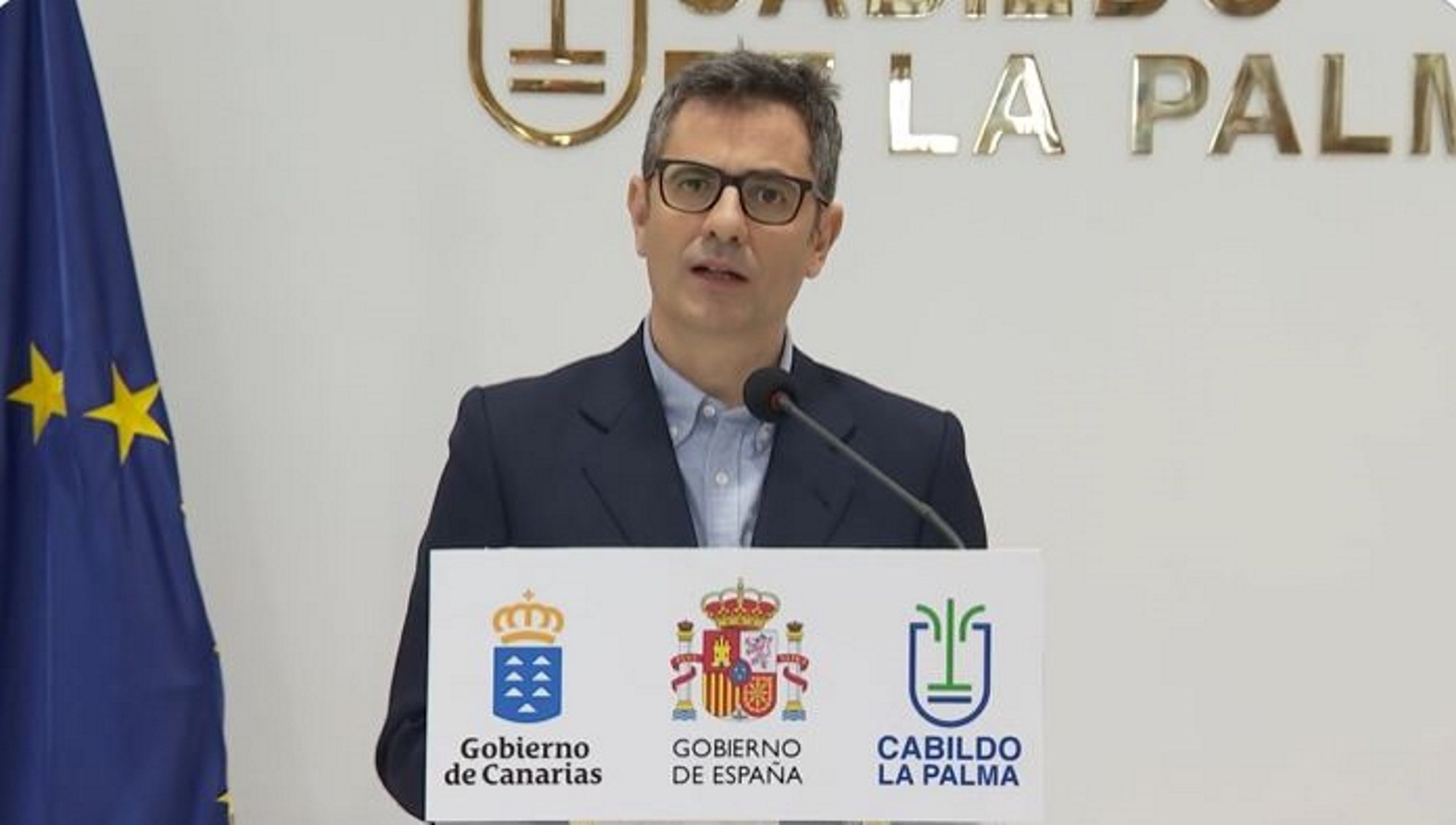 Félix Bolaños descalifica a los manifestantes independentistas contra la cumbre