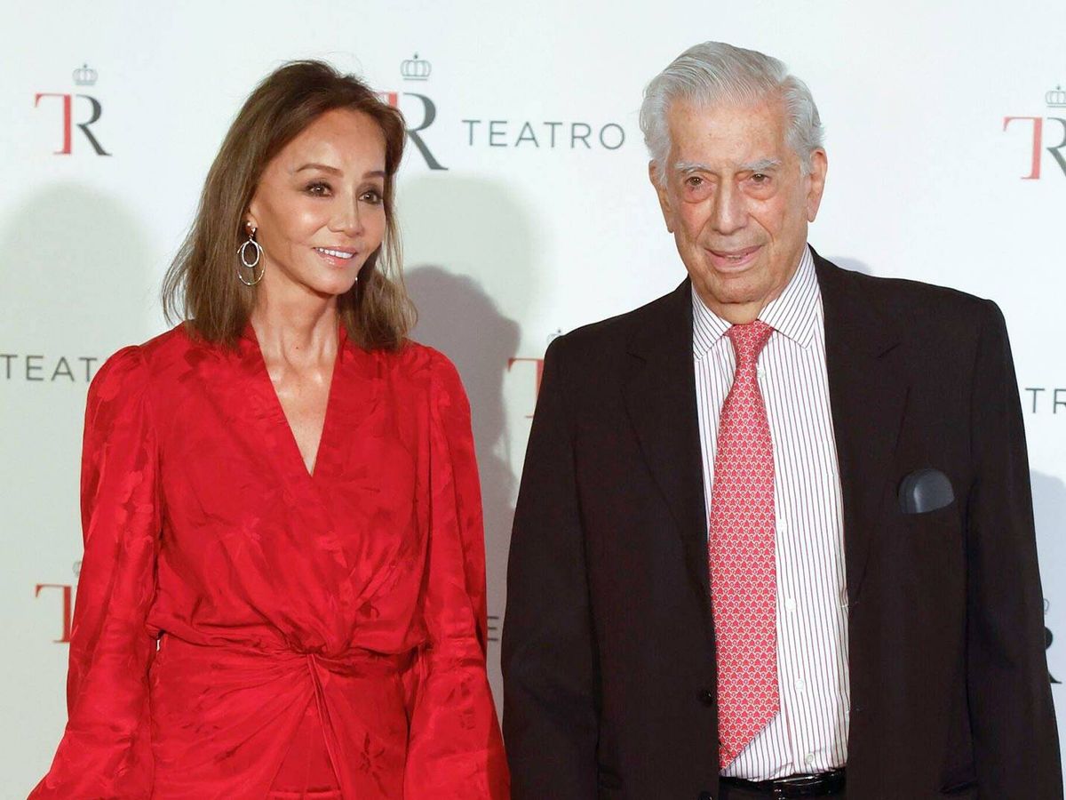Mario Vargas Llosa e Isabel Preysler teatro real Mario Vargas Llosa e Isabel Preysler teatro real
