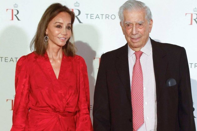 Mario Vargas Llosa i Isabel Preysler teatre real