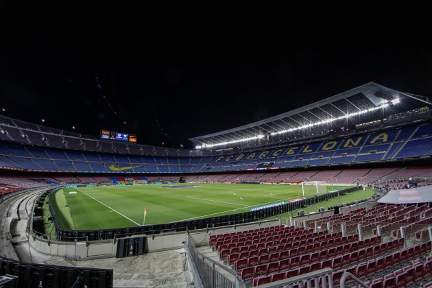 El Camp Nou vacío tras un partido del Barça / Foto: Europa Press
