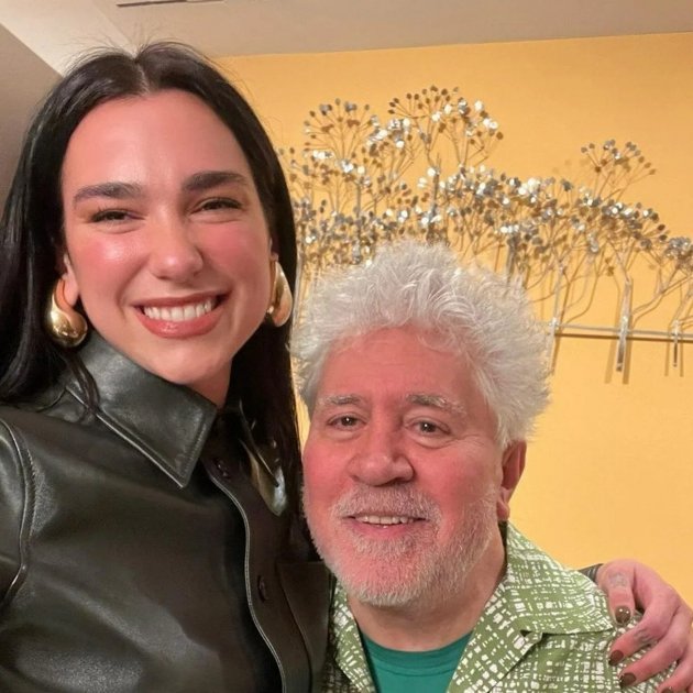 Dua Lipa y Pedro Almodovar Dua Lipa y Pedro Almodovar