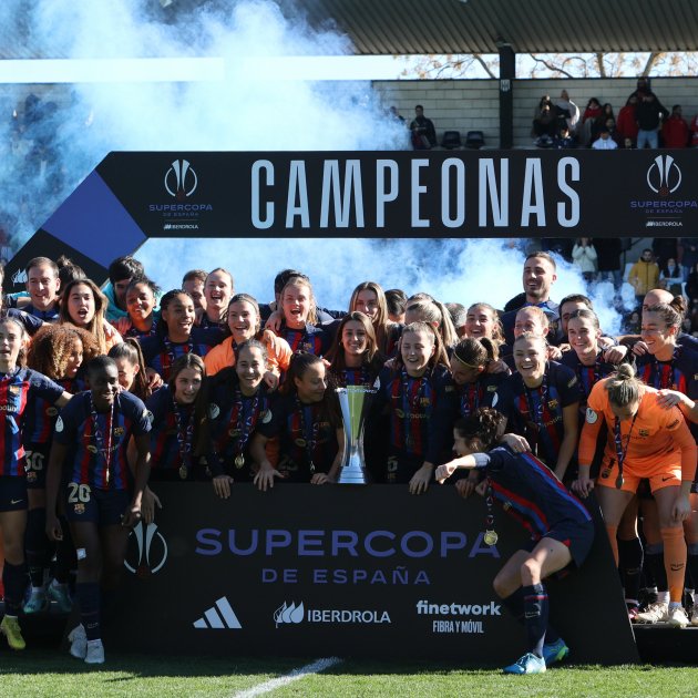 Barça femenino campeón Supercopa de España / Foto: EFE