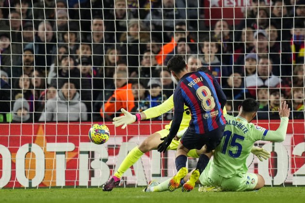 gol Pedri FC Barcelona Getafe / Foto: EFE - Siu Wu gol Pedri FC Barcelona Getafe / Foto: EFE - Siu Wu