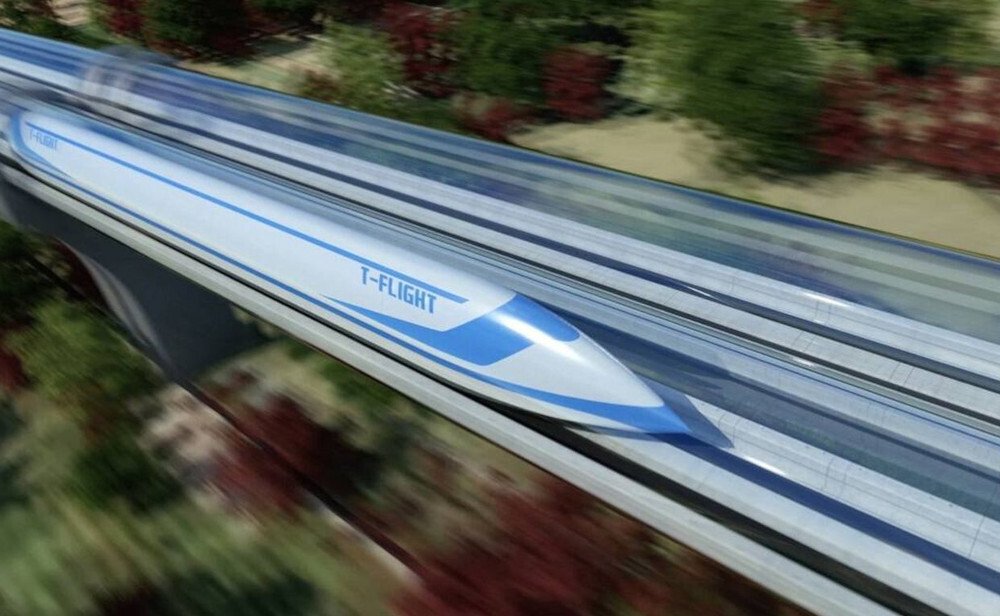 China también quiere construir un ferrocarril atmosférico