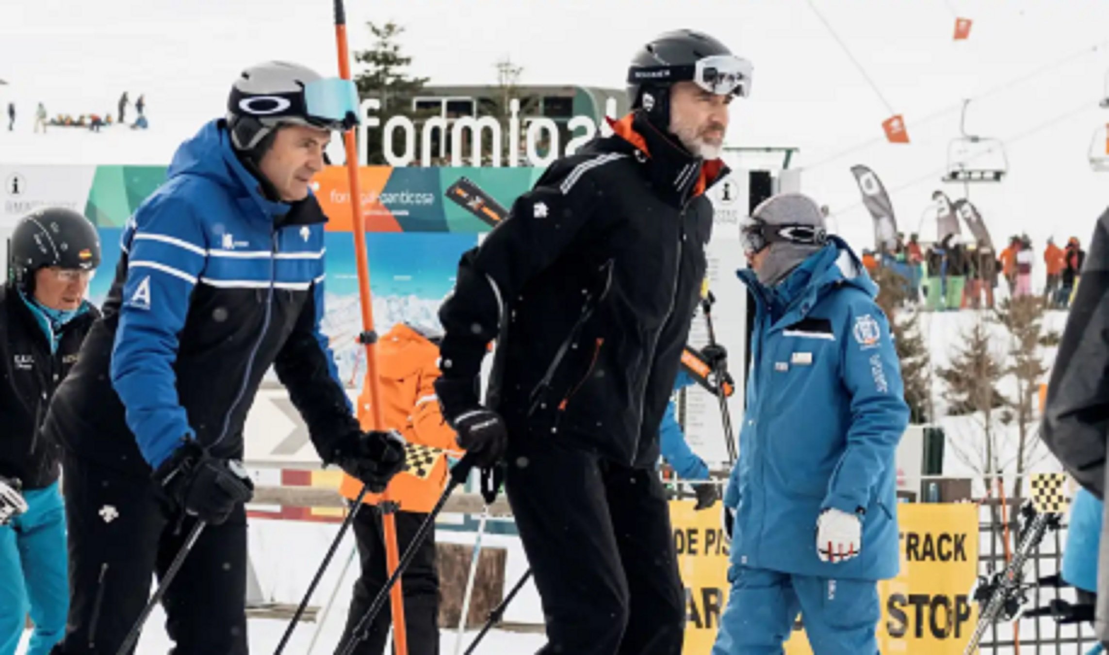 Felipe VI en la nieve   EFE