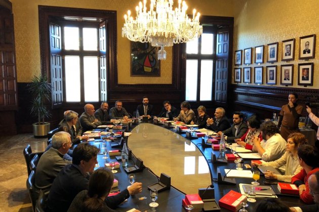 Empieza la reunión de la Junta de Portavoces Nico Tomás