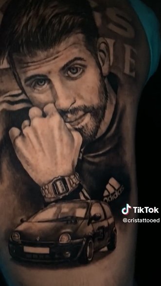 Tatuaje Gerard Piqué Tik Tok