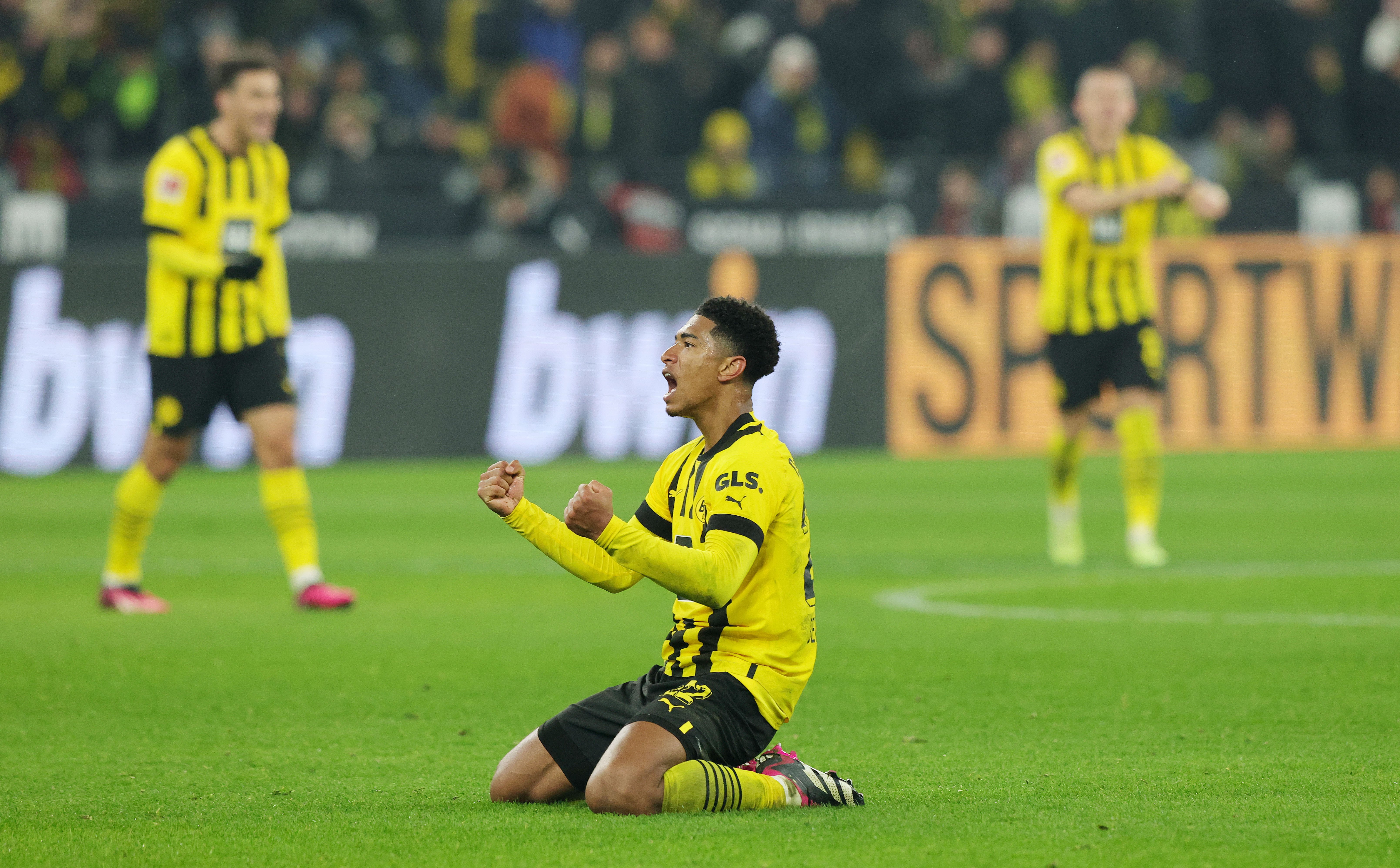 Jude Bellingham, celebrant un gol amb el Borussia Dortmund / Foto: Europa Press