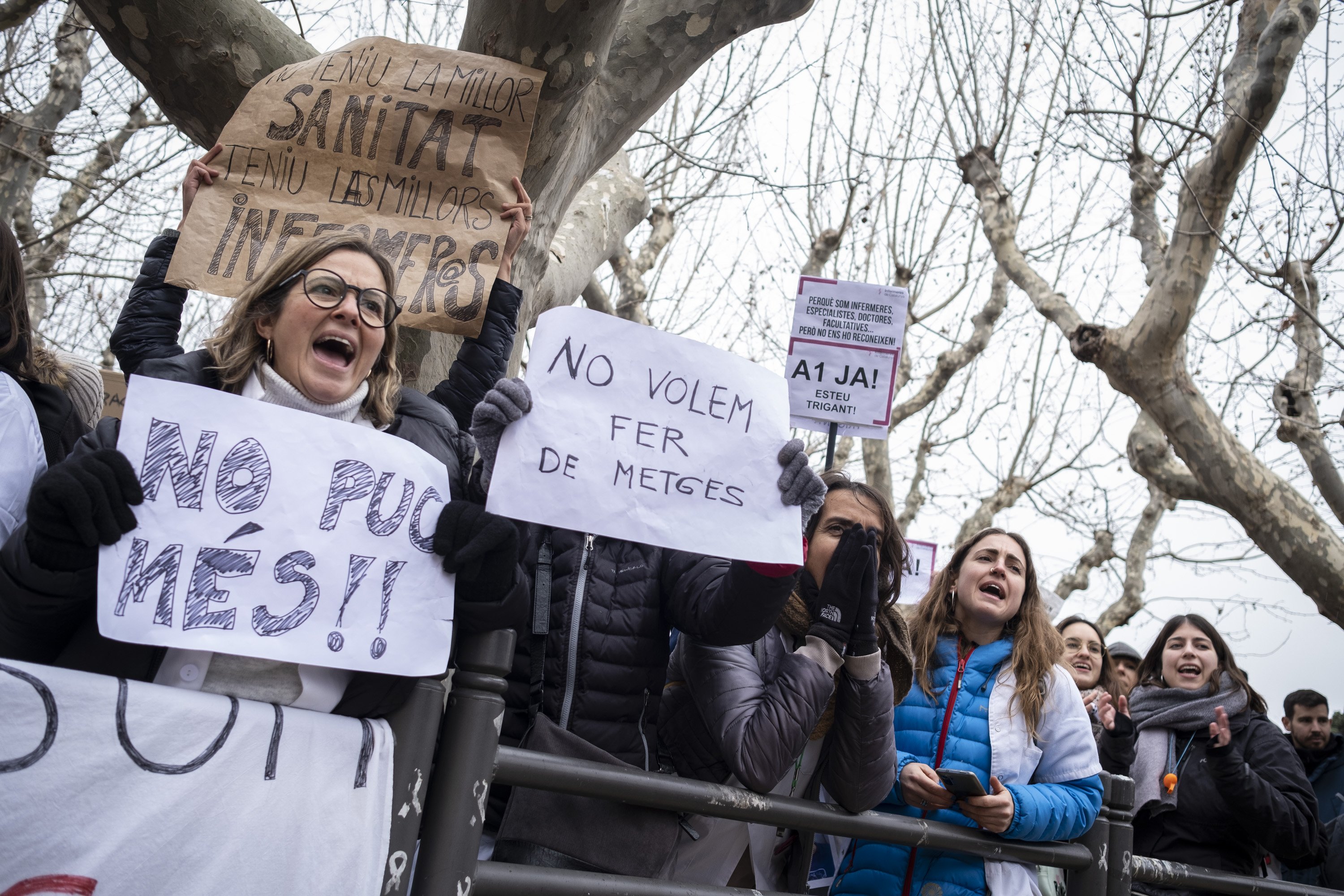 Infermeres de Catalunya critica que Salut pacti només amb els metges per posar fi a la vaga