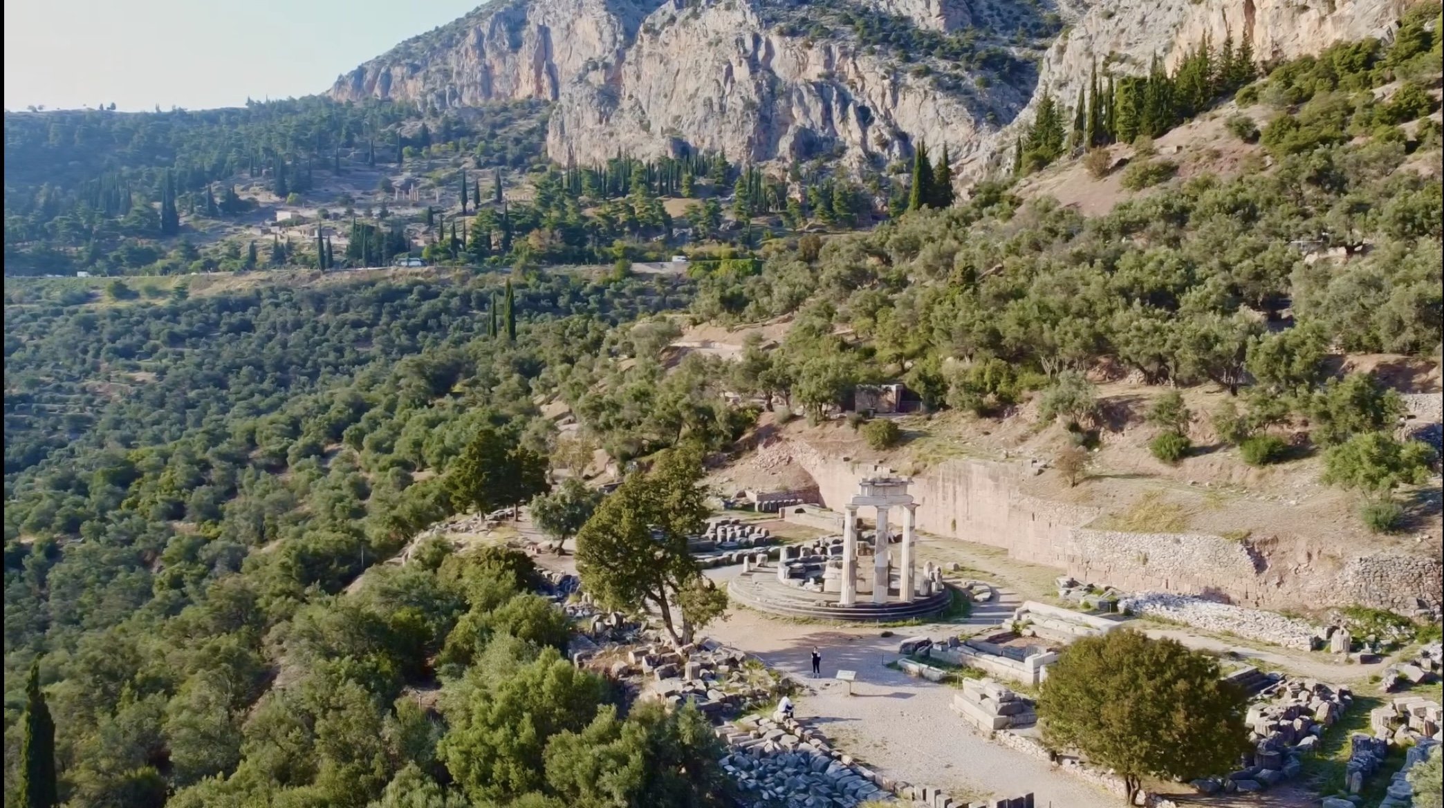 Restos arqueológicos de Delfos, el oráculo de Grecia
