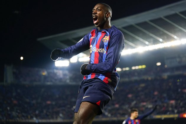 Ousmane Dembélé gol rabia Barça / Foto: EFE