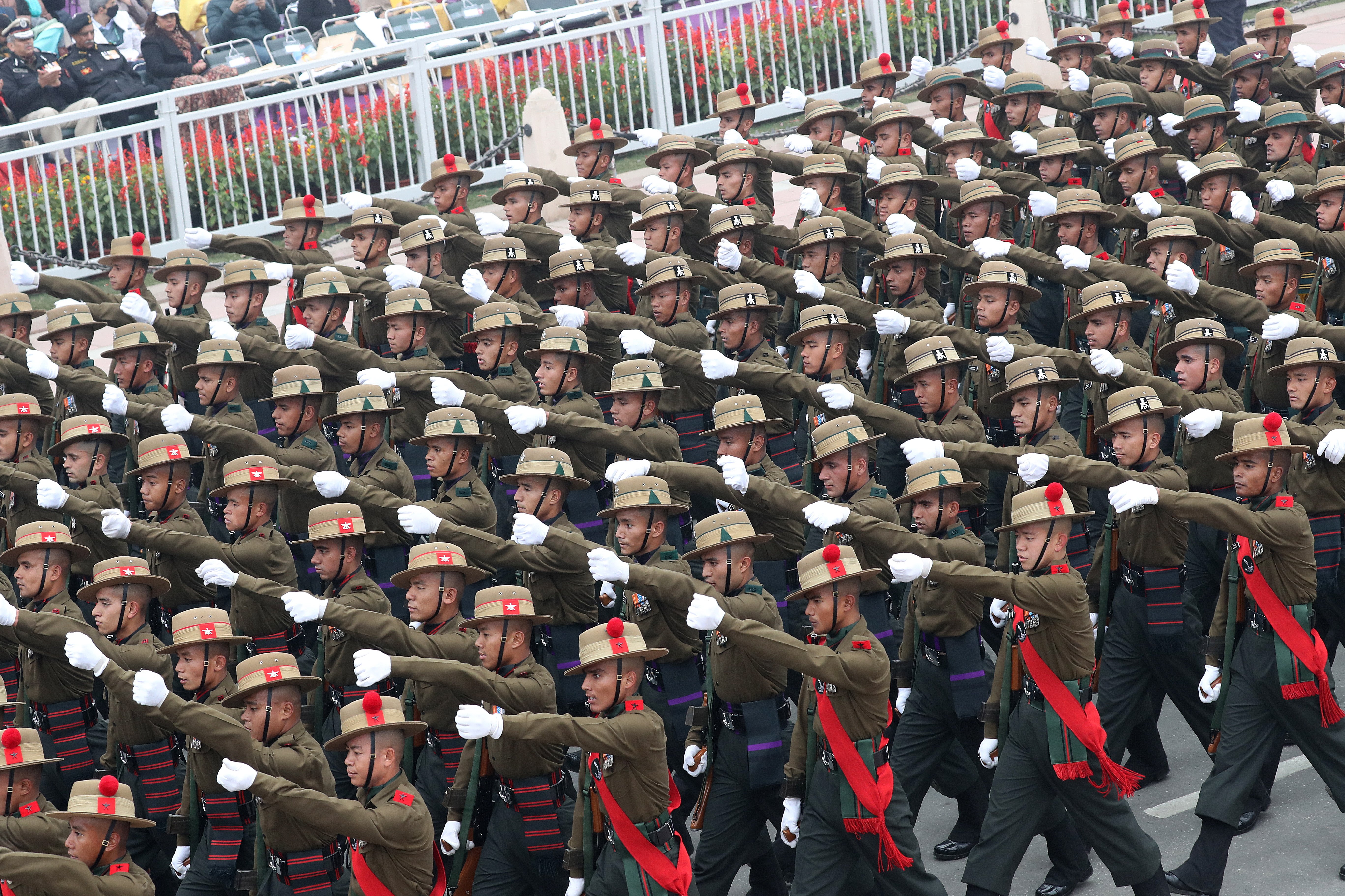 L'Índia llueix poder militar sota un fred hivernal i amb Egipte de convidat especial