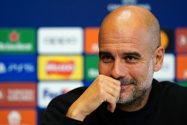 Pep Guardiola rueda prensa / Foto: Martin Rickett Pep Guardiola rueda prensa / Foto: Martin Rickett