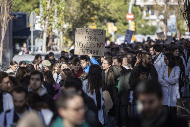 vaga metges pancarta shakira / Foto: Montse Giralt