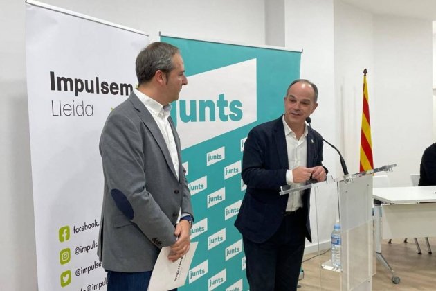 Jordi Turull Manel Solé Junts Impulsem Lleida 26 enero 2023 Junts per Catalunya