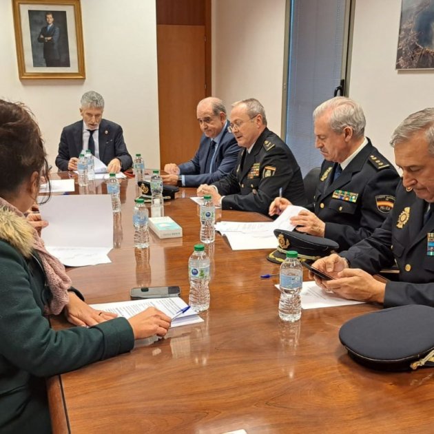 Fernando Grande Marlaska, amb policia Algesires / Ministeri de l'Interior