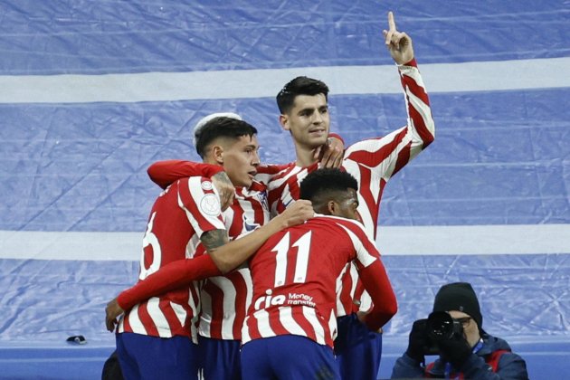 Álvaro Morata gol Atlético Reial Madrid / Foto: EFE