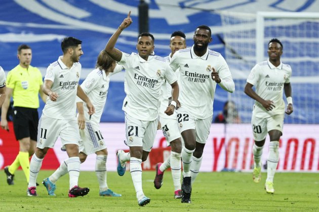 Rodrygo gol Real Madrid Atlético / Foto: EFE