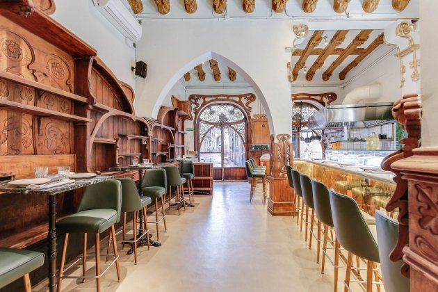 restaurante modernista tapas grillo|gajo room bar thonet cocina mediterranea albert ventura barcelona restaurando cobre
