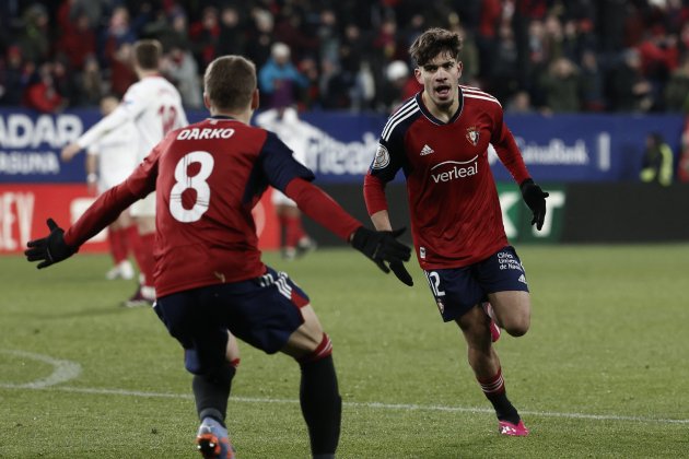 Abde celebración Copa del Rey Osasuna / Foto: EFE Abde celebración Copa del Rey Osasuna / Foto: EFE