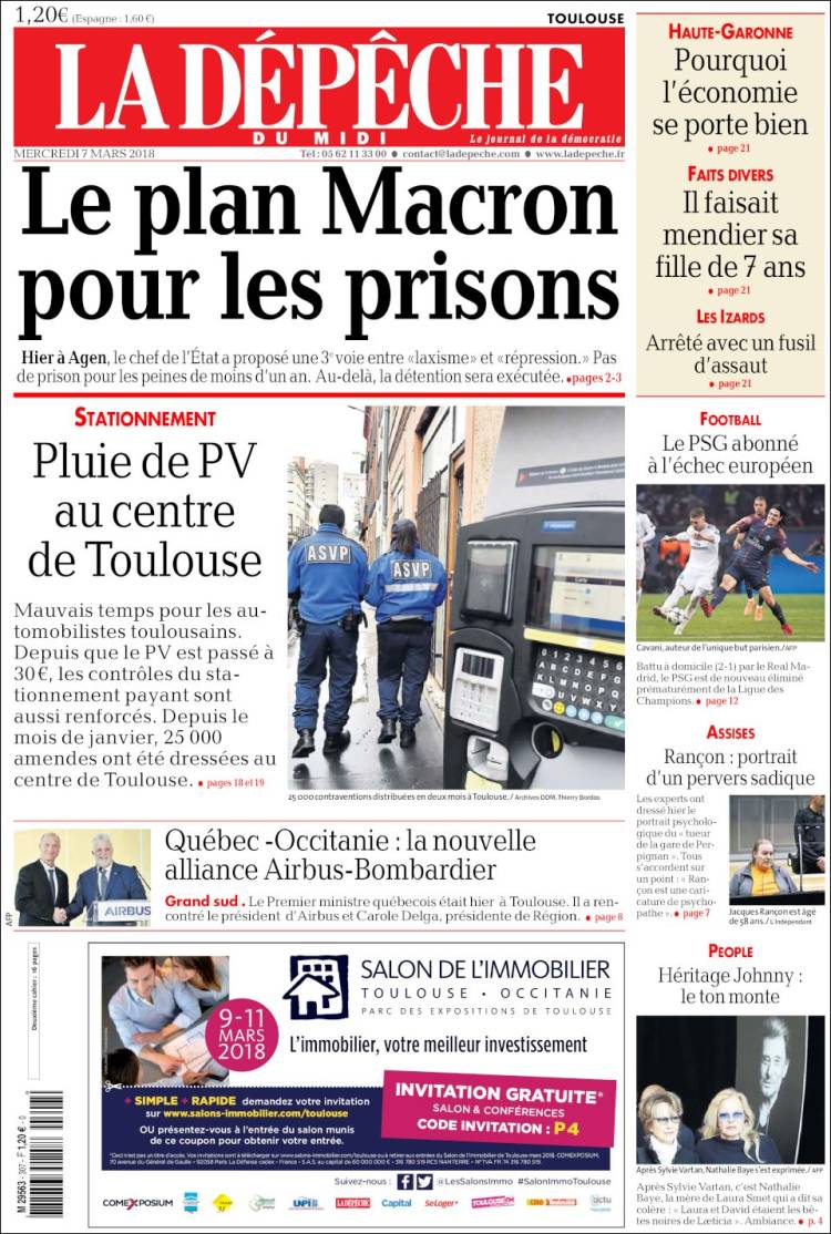 Le Dépêche Portada 07 03 2018