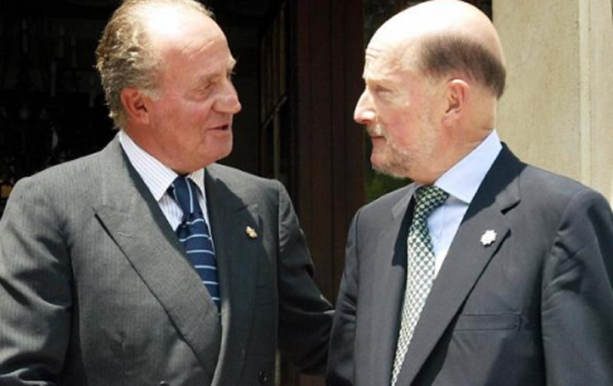 Simeón de Bulgaria con Juan Carlos I