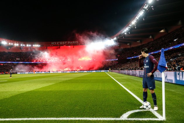 Di María PSG Real Madrid bengalas ultras Efe