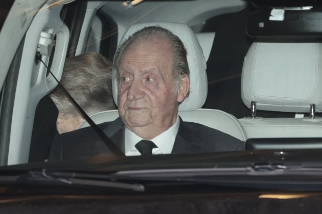Juan Carlos cara rara coche GTRES Juan Carlos cara rara coche GTRES