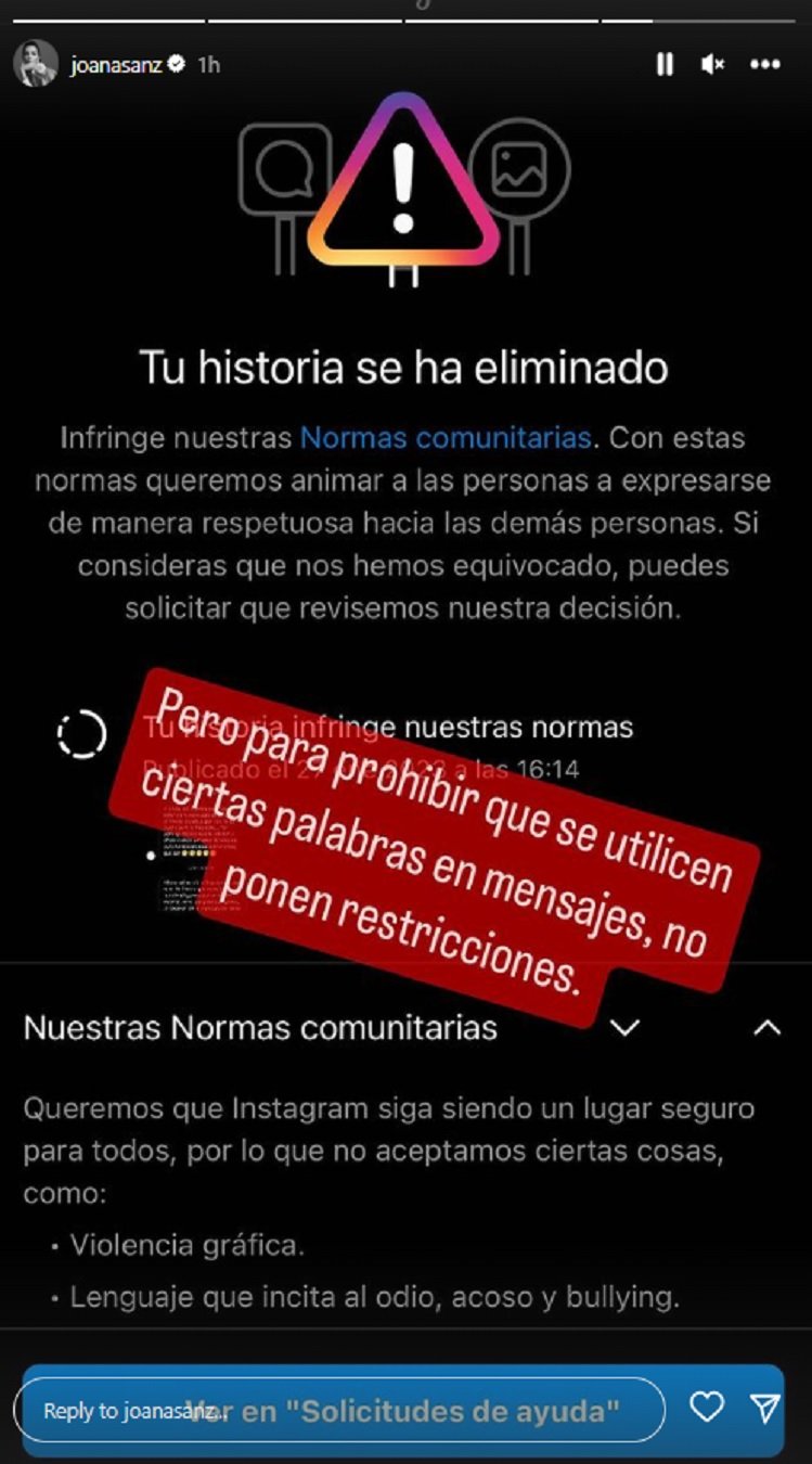 Joana Sanz IG stories (4) Joana Sanz IG stories (4)