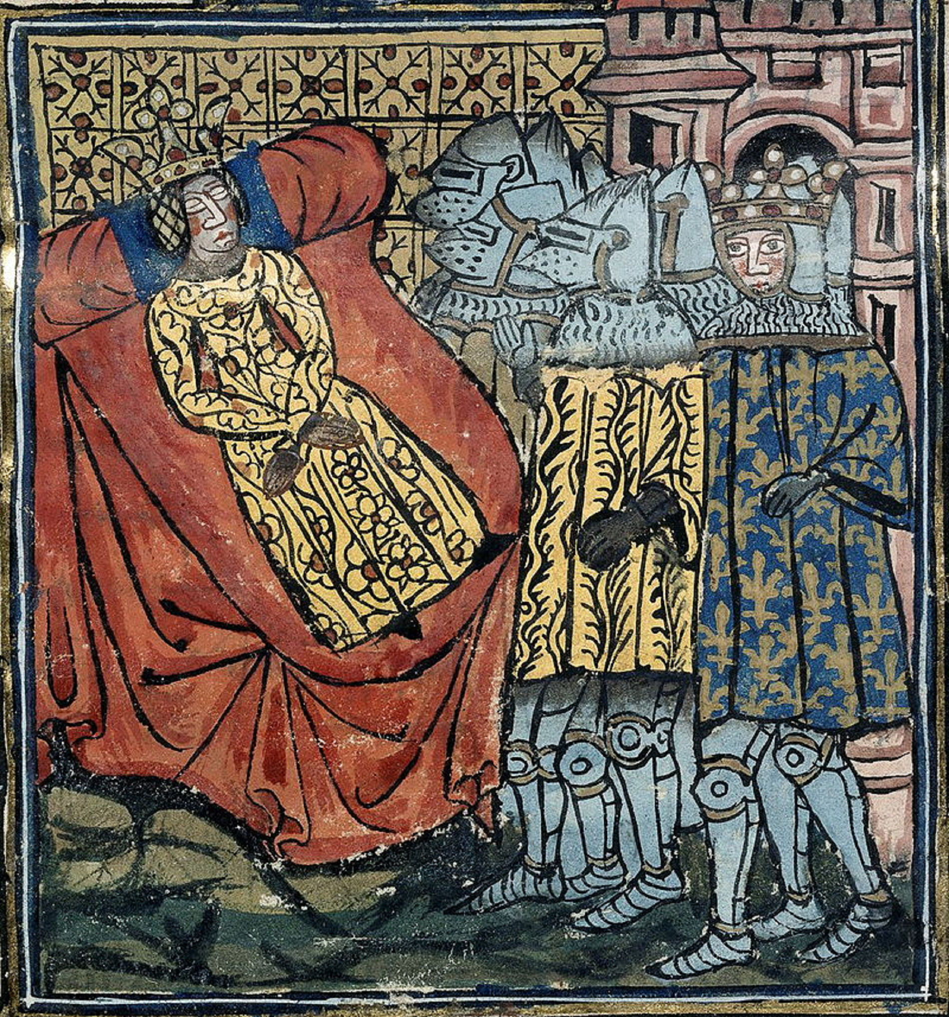 Mor Elisabet, la filla de Jaume I, tornant de les croades
