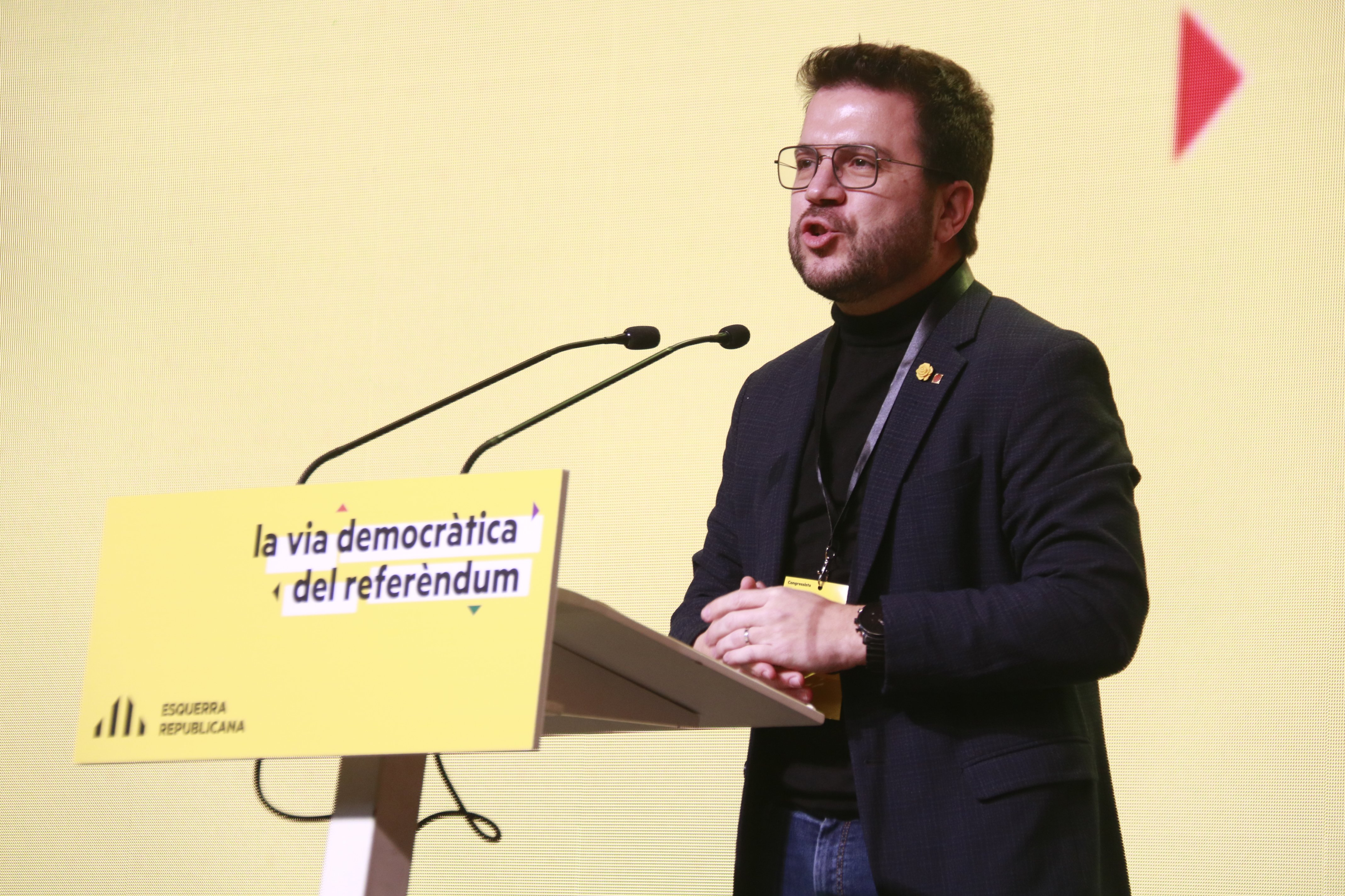 Aragonès reivindica la "maduresa" d'ERC en el conflicte i els pressupostos davant dels qui “es rendeixen”