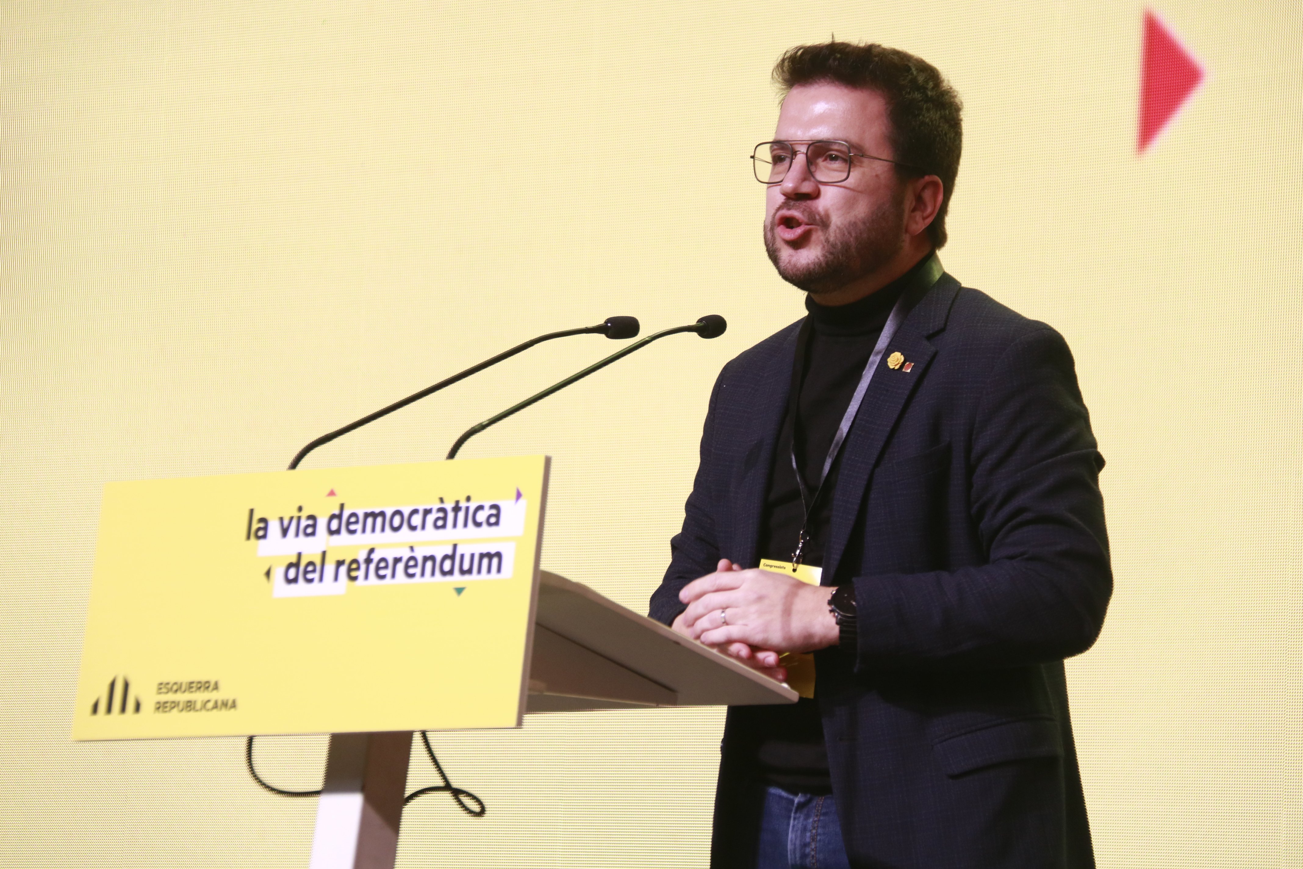 Aragonès reivindica la "madurez" de ERC en el conflicto y los presupuestos ante los que se rinden