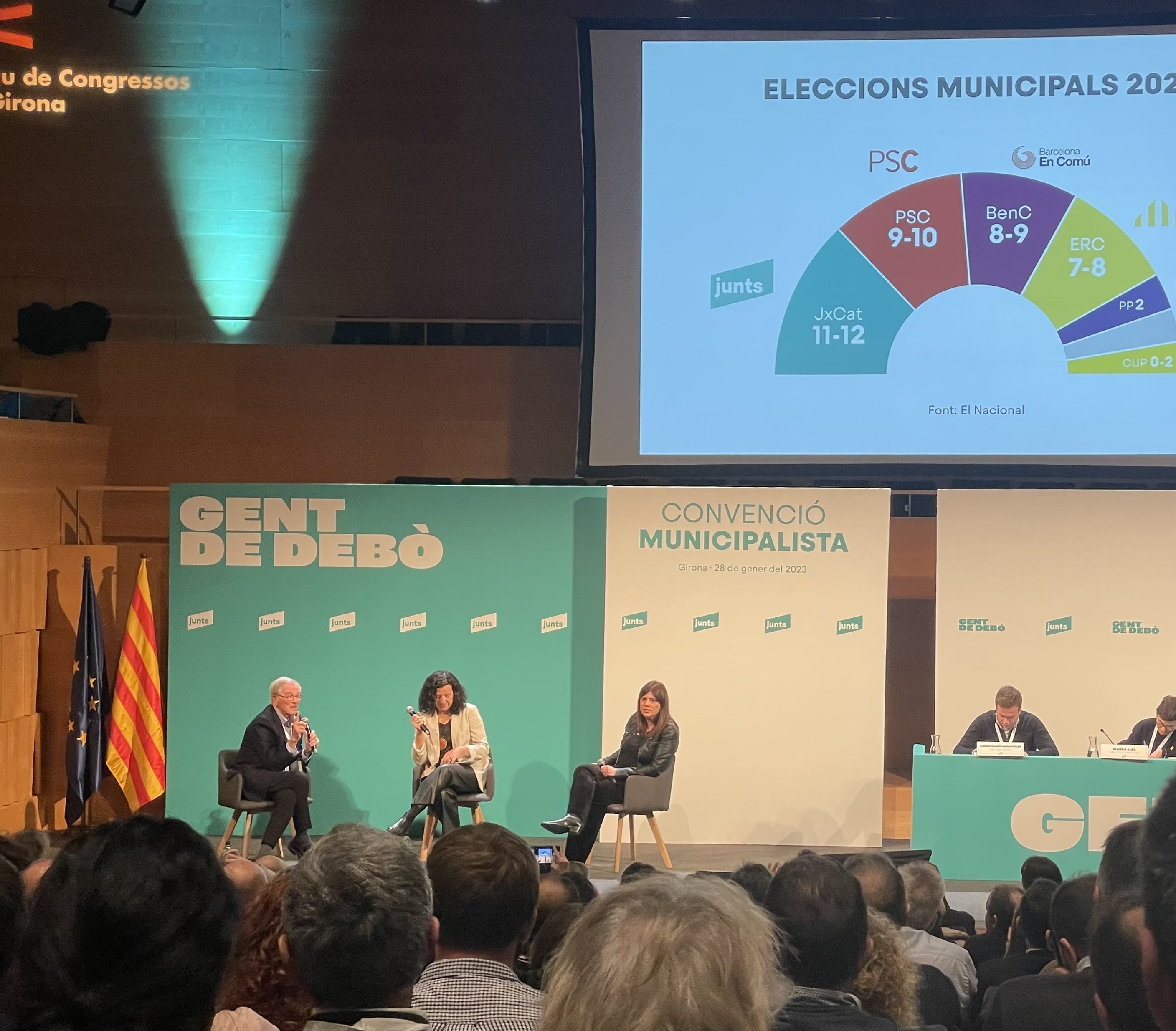 Trias valora la encuesta de ElNacional.cat: "La tendencia es buena y hay que aprovecharla"