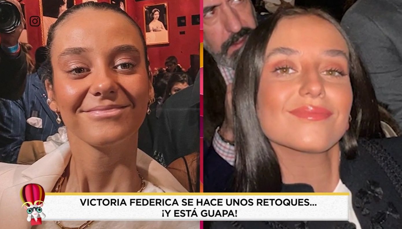 Victoria Federica antes y después Telecinco