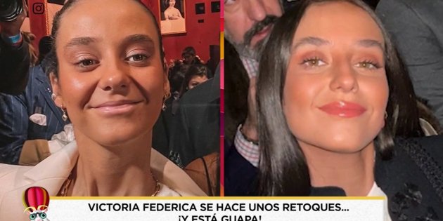 Victoria Federica antes y después Telecinco