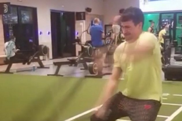 Juan José Ballesta gimnasio Telecinco Juan José Ballesta gimnasio Telecinco