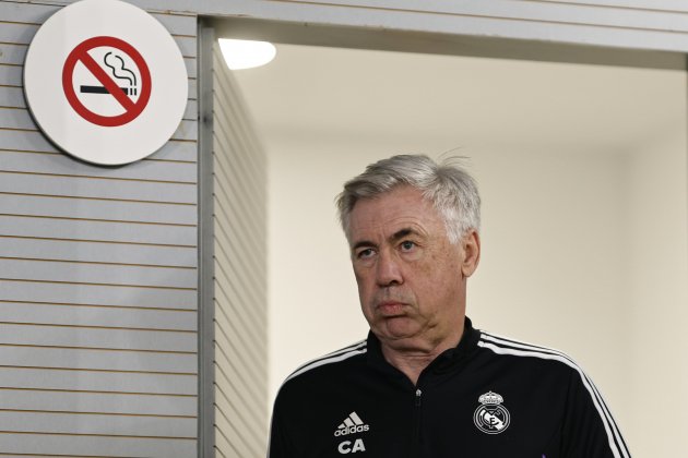 Ancelotti cara rara / Foto: EFE - Rodrigo Jiménez